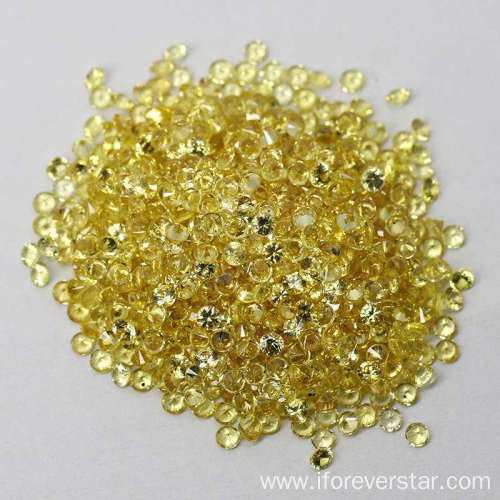 High Quality natural round color loose sapphire